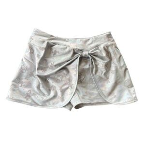 Disney100 Girl’s Fashion Skort Skirt • Shimmery • Silvery • Iridescent